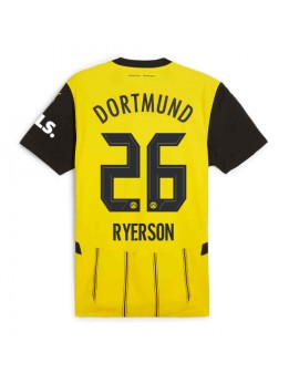 Billige Borussia Dortmund Julian Ryerson #26 Hjemmedrakt 2024-25 Kortermet